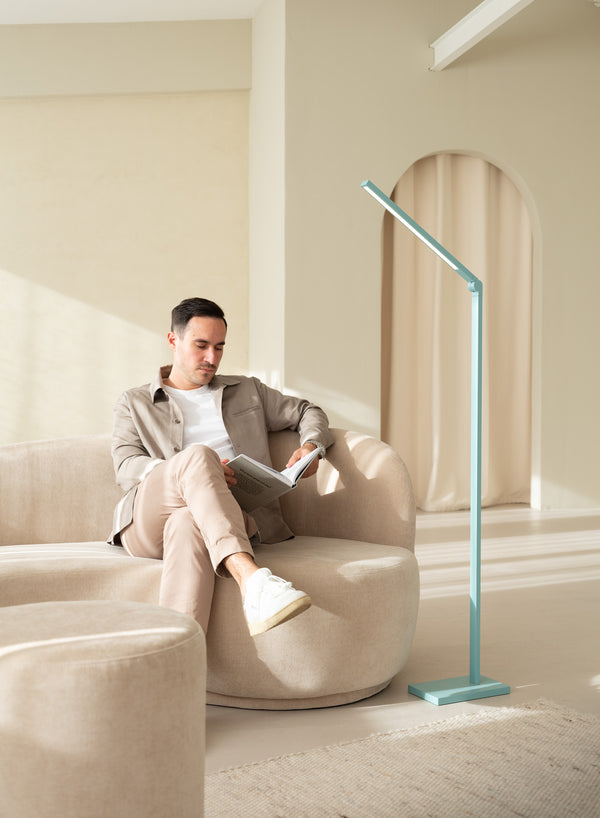 lukuli Lounge - Kabellose Design Stehleuchte - türkis